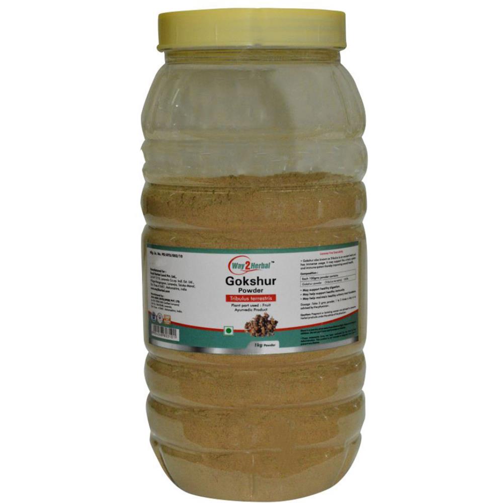 Way2Herbal Gokshur Powder Powder (1kg)