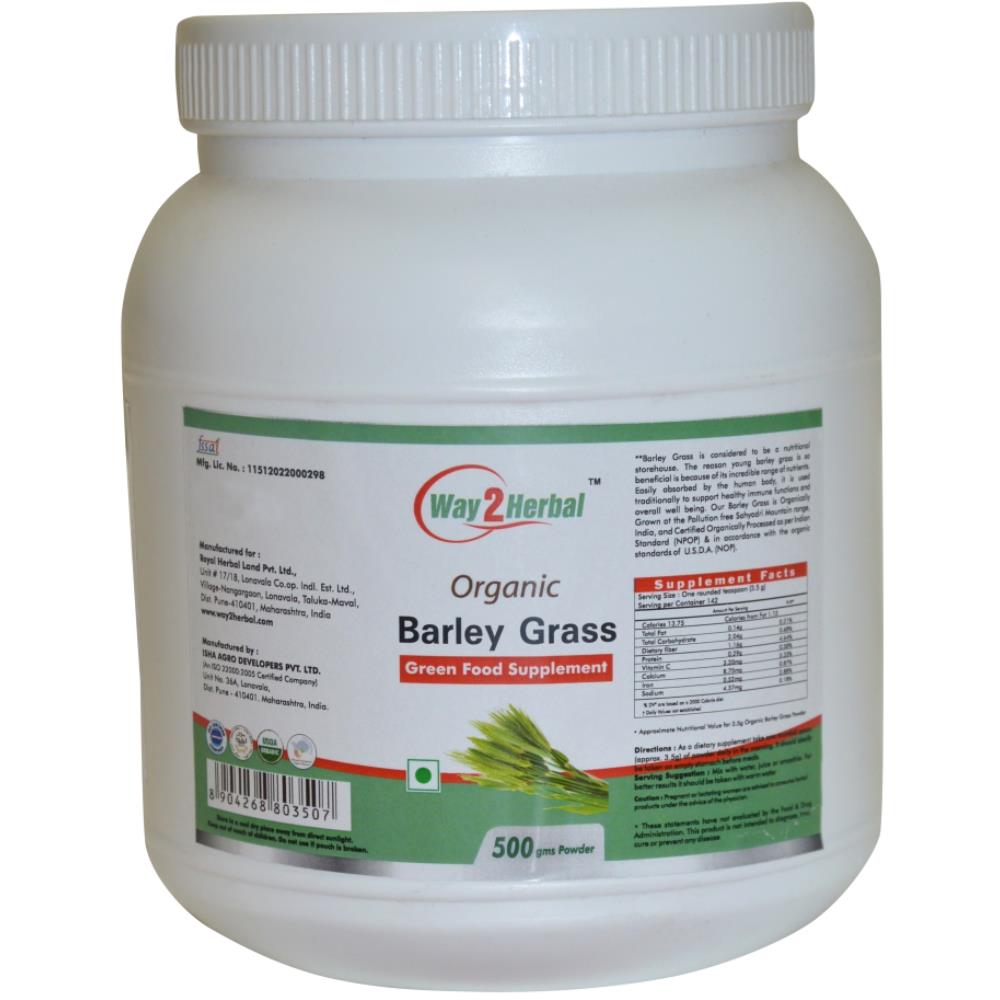 Way2Herbal Barley Grass Powder (500g)
