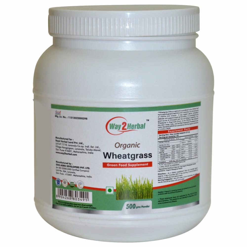 Way2Herbal Wheatgrass Powder (500g)