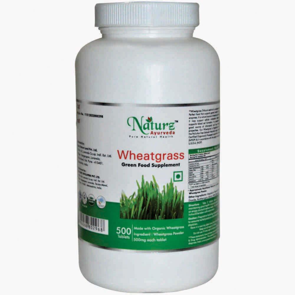 Naturz Ayurveda Wheatgrass Tablet (500tab)