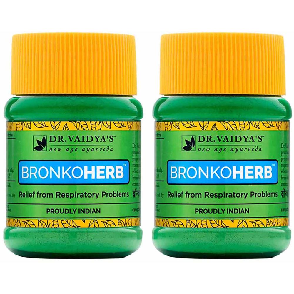 Dr. Vaidyas Bronkoherb Powder (50g, Pack of 2)