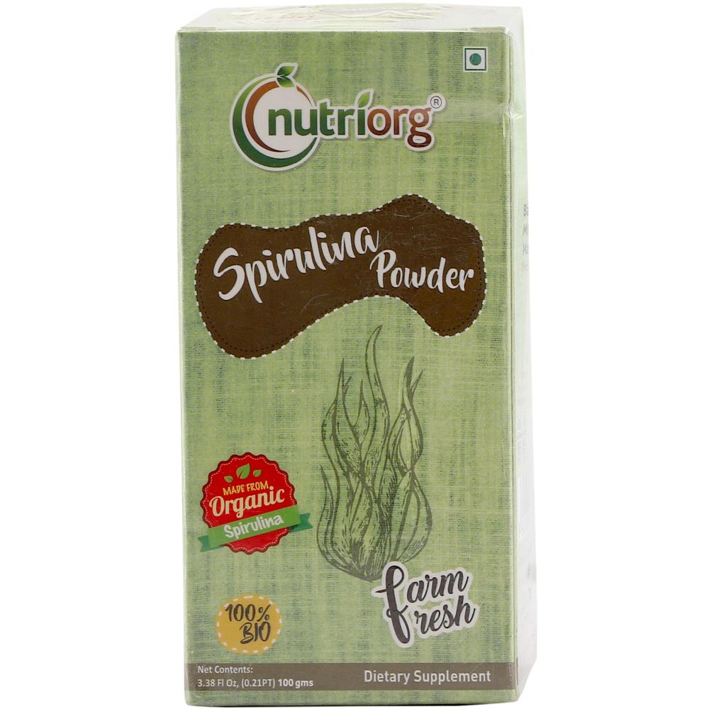 Nutriorg Certified Organic Spirulina Powder (100g)