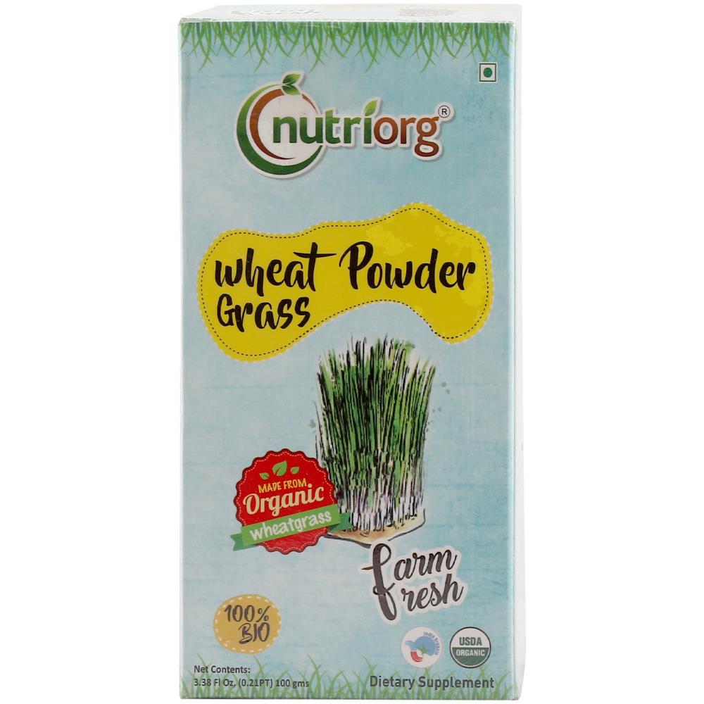 Nutriorg Certified Organic Wheatgrass Powder (100g)