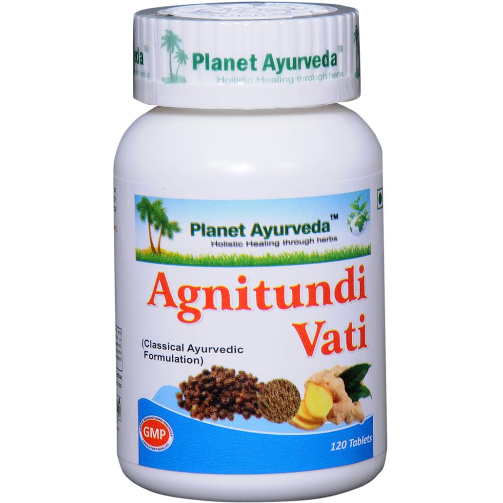 Planet Ayurveda Agnitundi Vati (120tab, Pack of 2)