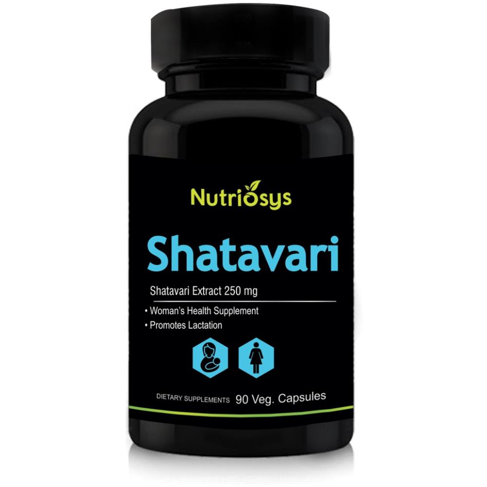 Nutriosys Shatavari 250Mg Veg Capsule (90caps)