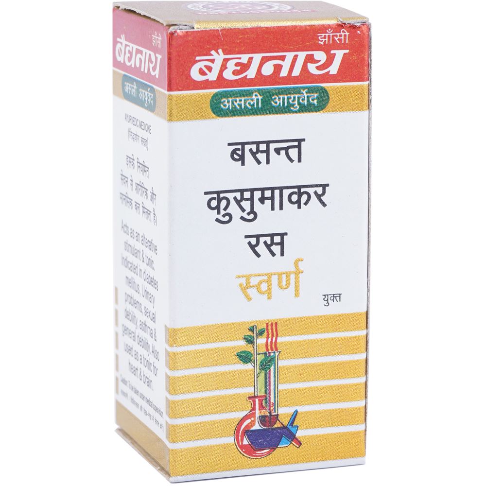 Baidyanath Basant Kusumakar Ras (Swarna Moti Yukta) (25tab)