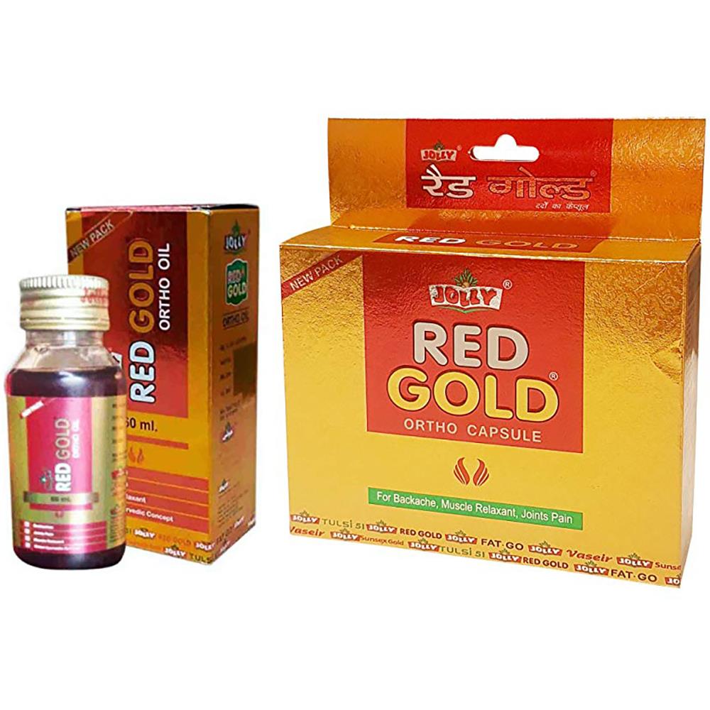 Jolly Red Gold Ortho Oil & Capsules (1Pack) Jolly Red Gold Ortho Oil & Capsules (1Pack)