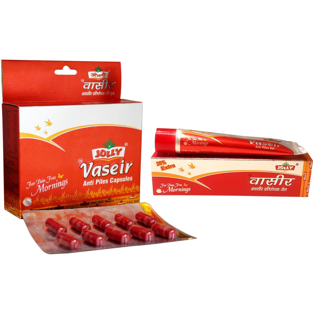 Jolly Vaseir Anti Piles Capsules & Gel (1Pack) Jolly Vaseir Anti Piles Capsules & Gel (1Pack)