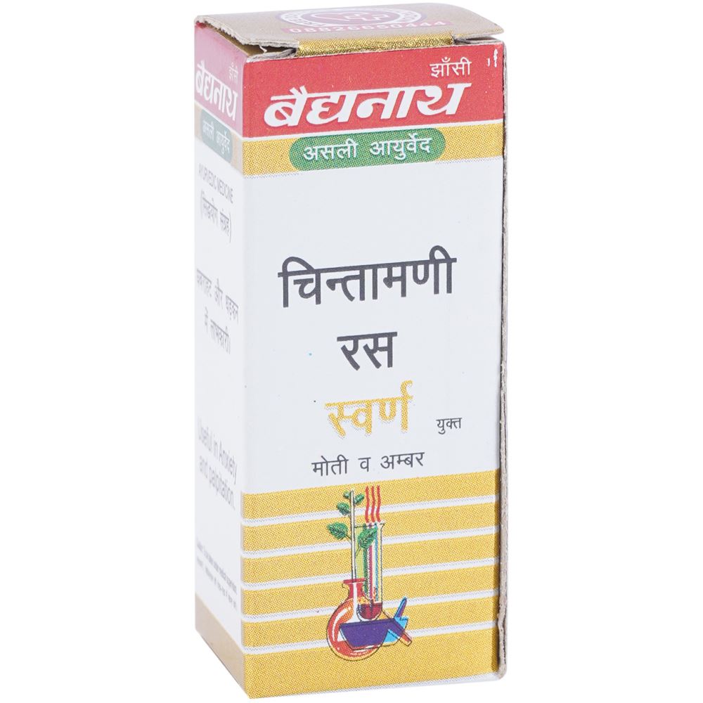 Baidyanath Chintamani Ras (Swarna Moti Amber Yukta) (10tab) Baidyanath Chintamani Ras (Swarna Moti Amber Yukta) (10tab)