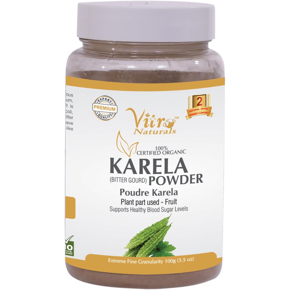 Vitro Naturals Certified Organic Karela Powder (100g)