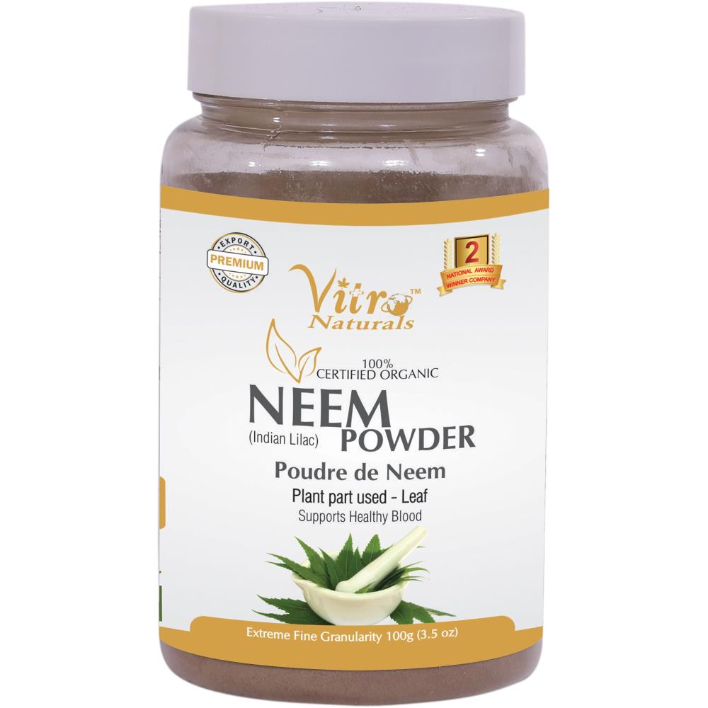Vitro Naturals Certified Organic Neem Powder (100g)