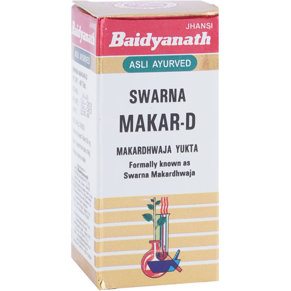 Baidyanath Swarna Makar - D (Swarna Kesar Yukta) (40tab)