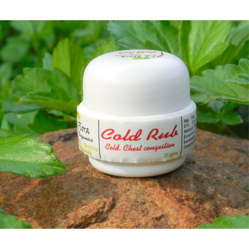 La Flora Organics Cold Rub Herbal Handmade Balm (25g)