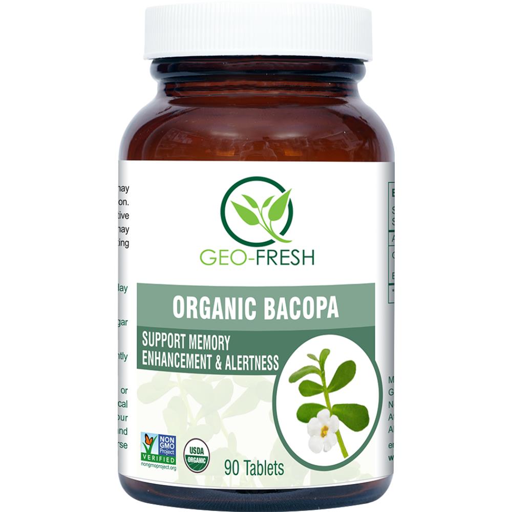 Geo-Fresh Organic Bacopa Tablet 750mg (90tab)