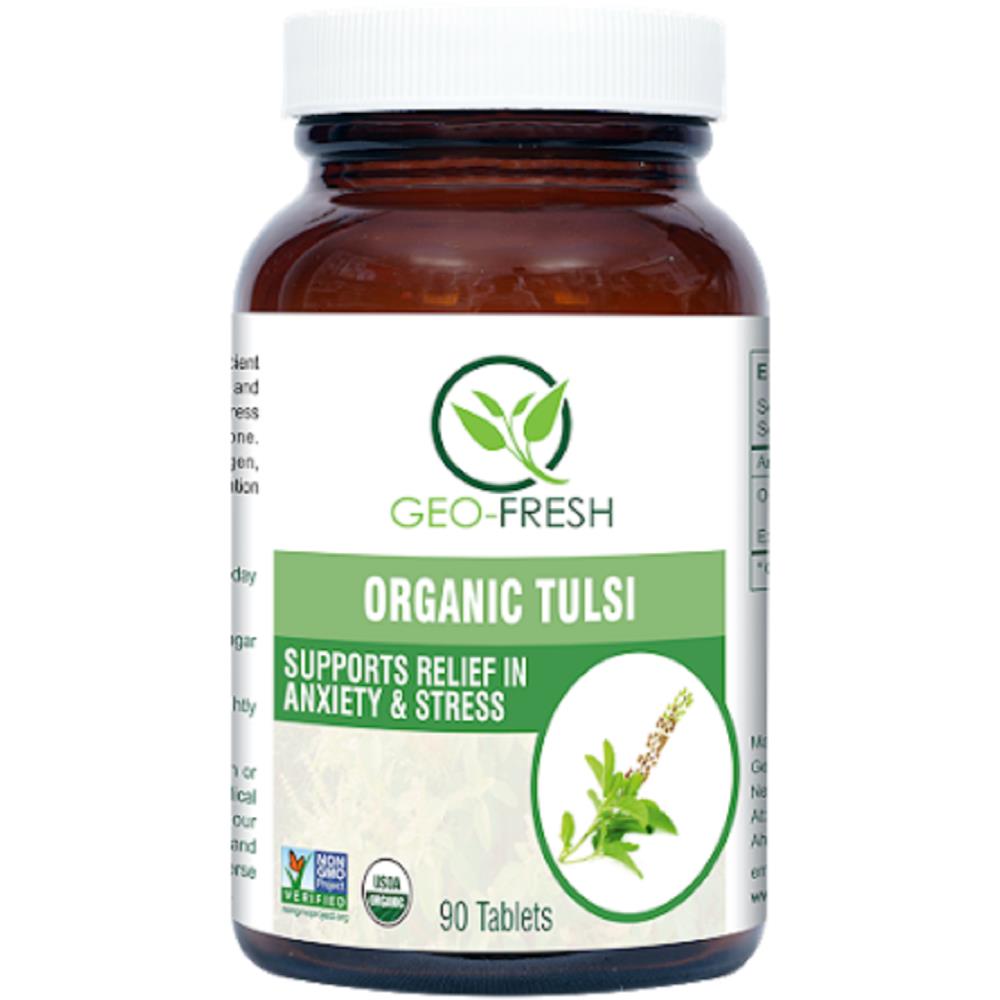 Geo-Fresh Organic Tulsi Tablet 750mg (90tab)