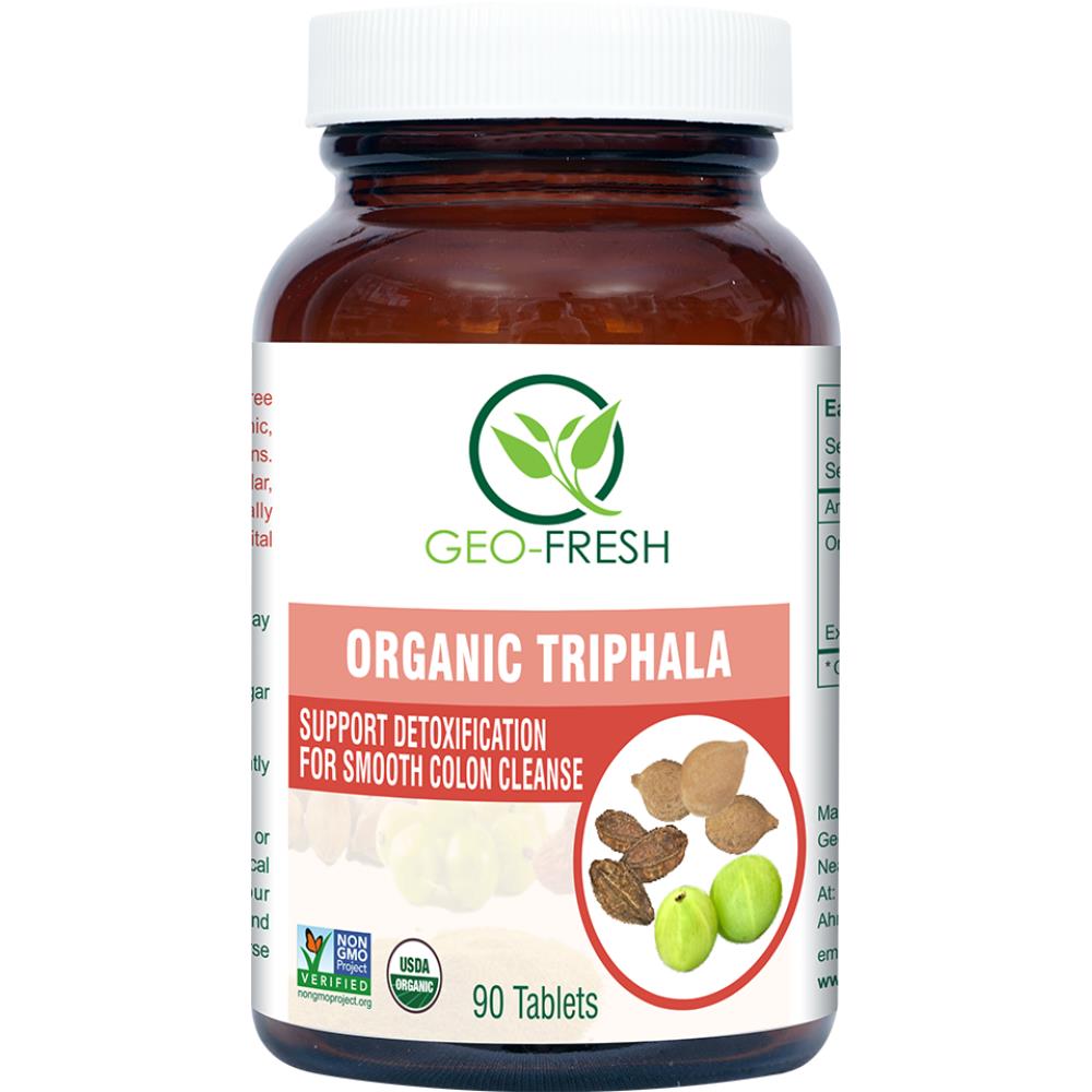 Geo-Fresh Organic Triphala Tablet 600mg (90tab)