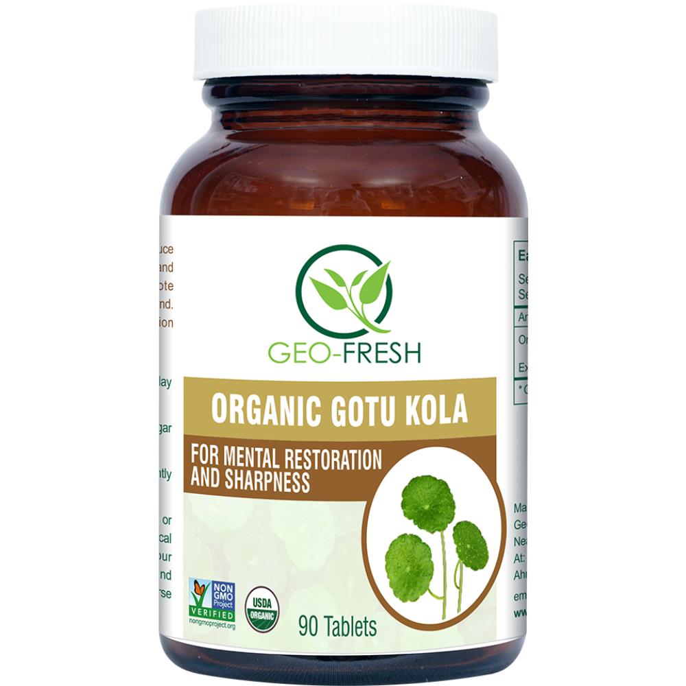 Geo-Fresh Organic Gotu Kola Tablet 600mg (90tab)