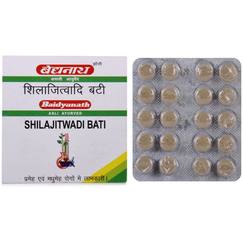 Baidyanath Shilajitwadi Bati (Ordinary) (20tab) Baidyanath Shilajitwadi Bati (Ordinary) (20tab)