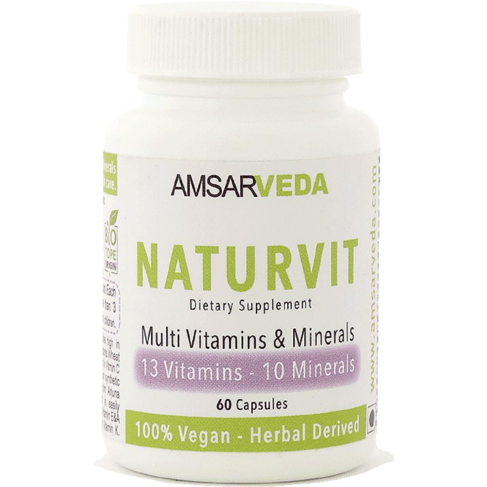 Amsarveda Naturvit - Natural Multi Vitamins & Minerals (60caps)