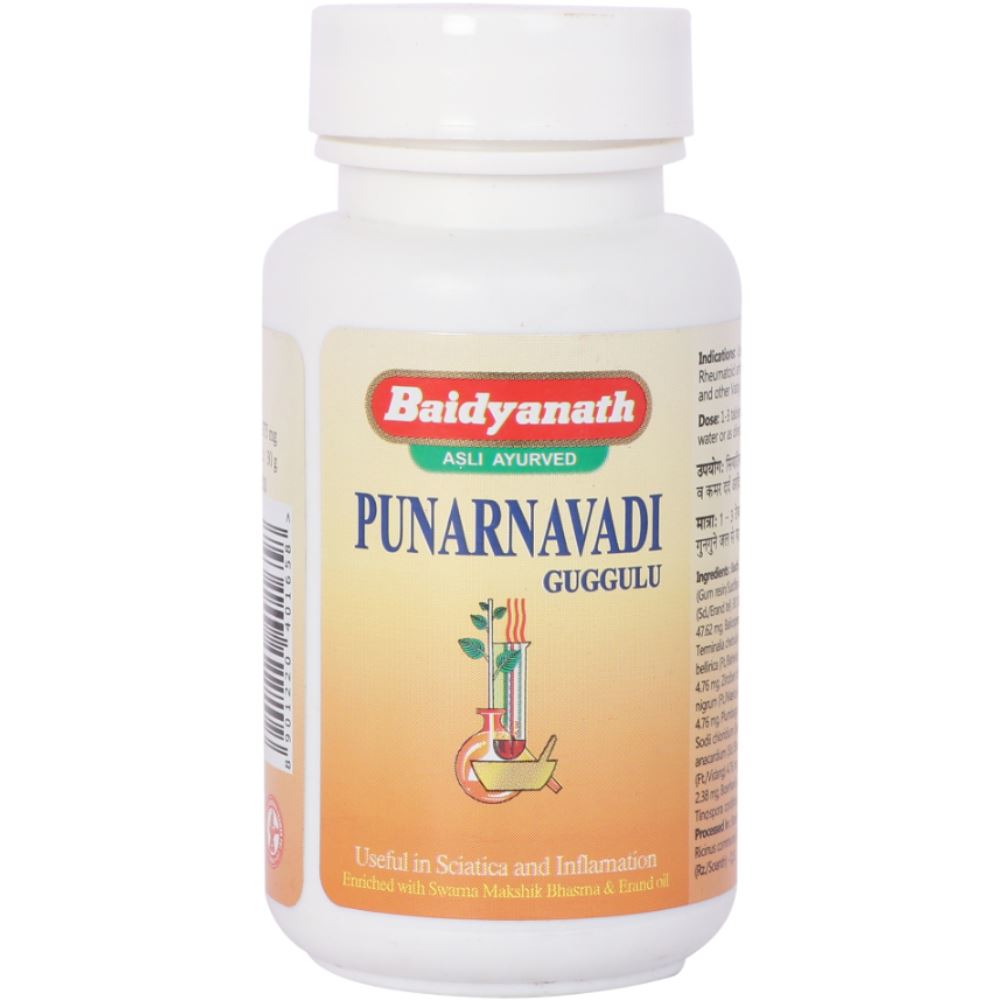 Baidyanath Punarnavadi Guggulu (80tab)