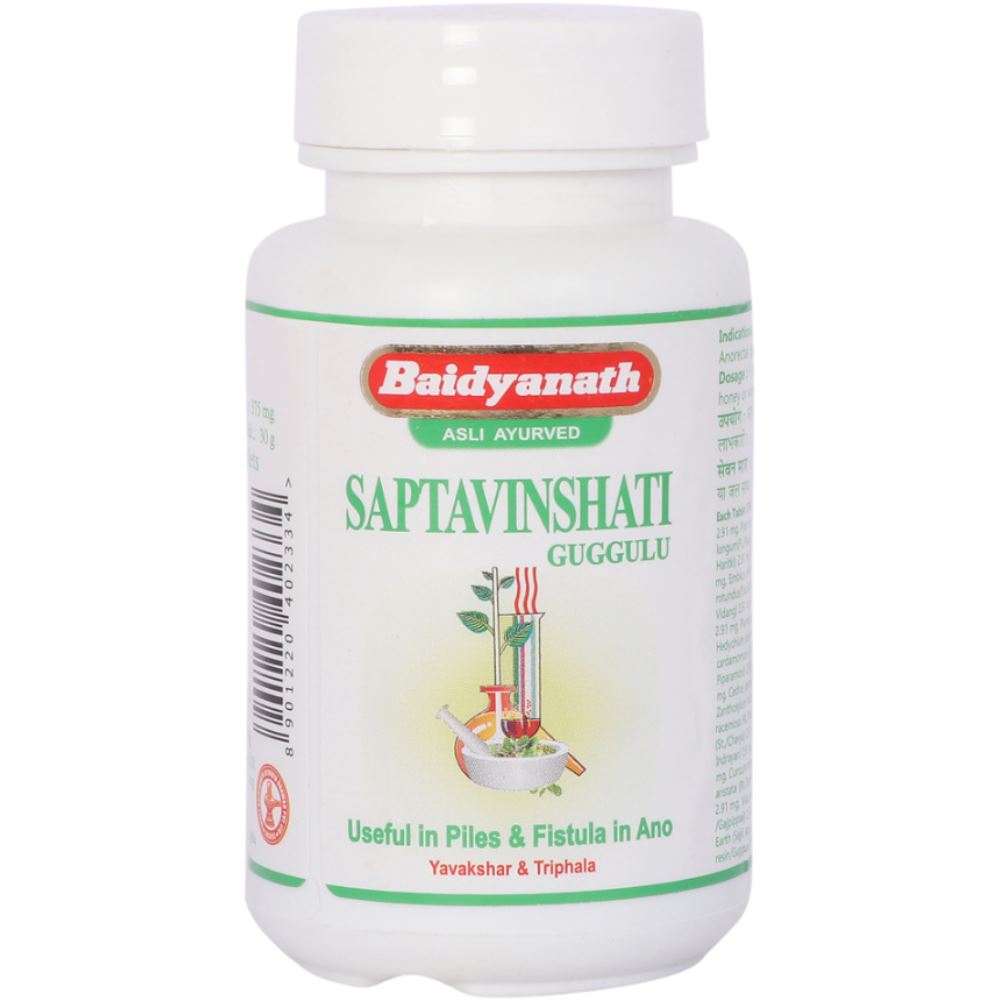 Baidyanath Saptavinshati Guggulu (80tab)