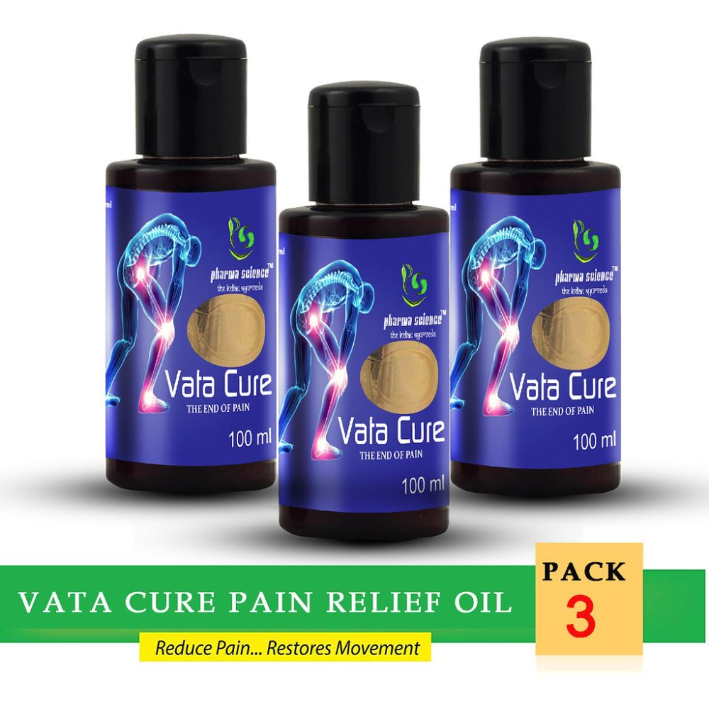 Pharma Science Vata Cure Pain Relief Oil (100ml, Pack of 3)