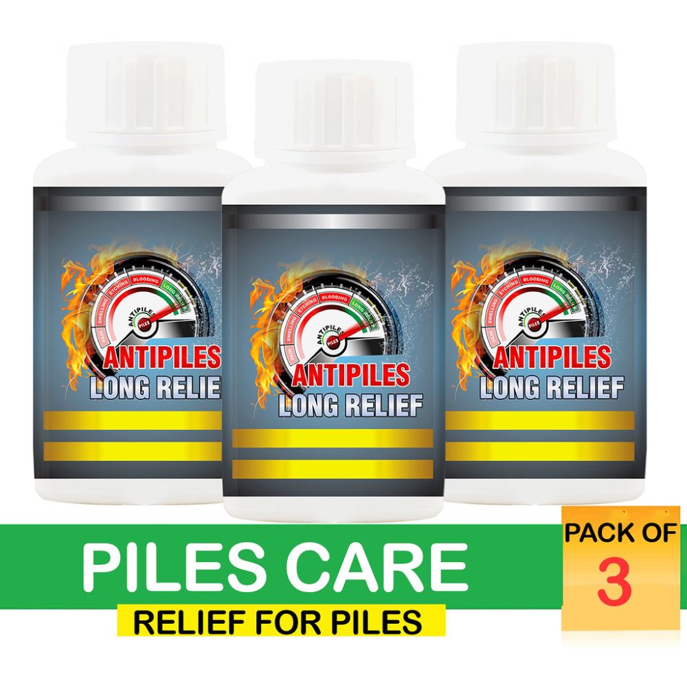 Pharma Science Anti Piles Long Relief (100g, Pack of 3)