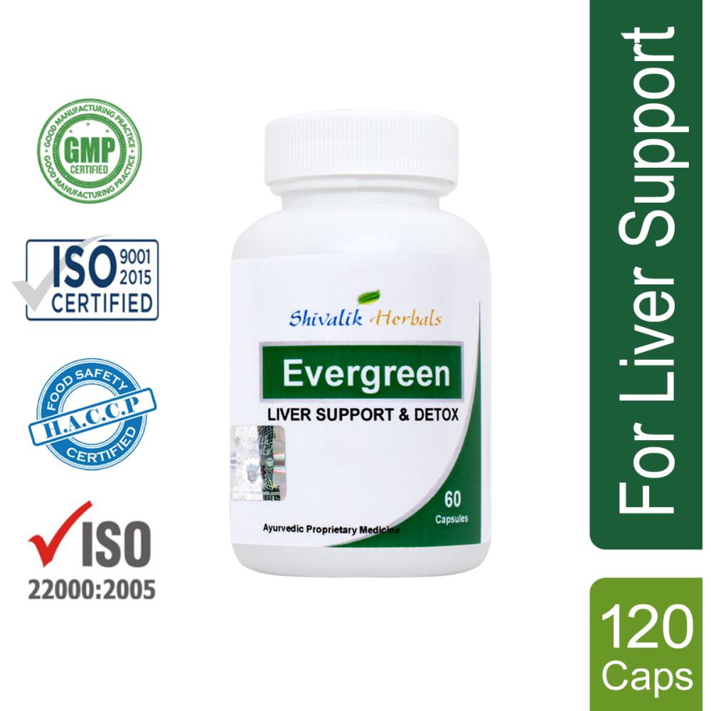 Shivalik Herbals EverGreen Capsule (60caps, Pack of 2)