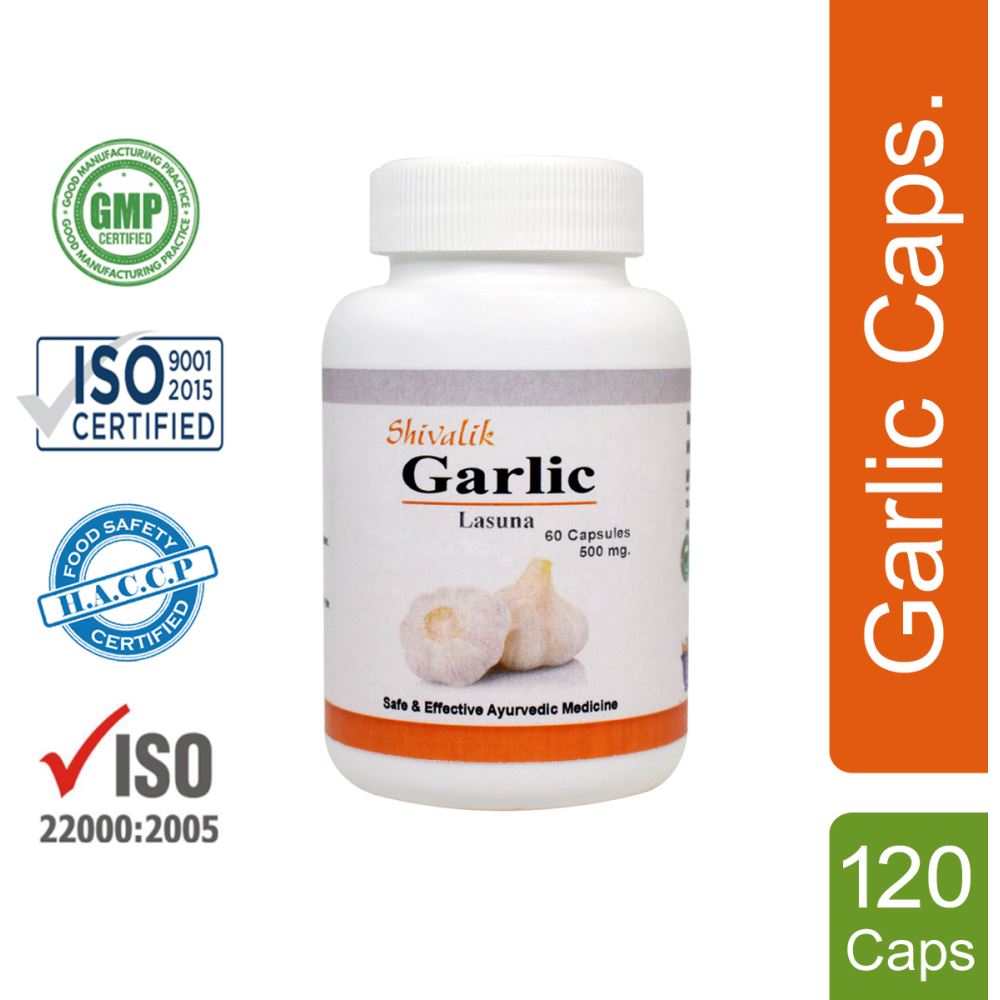 Shivalik Herbals Garlic Capsule (60caps, Pack of 2)