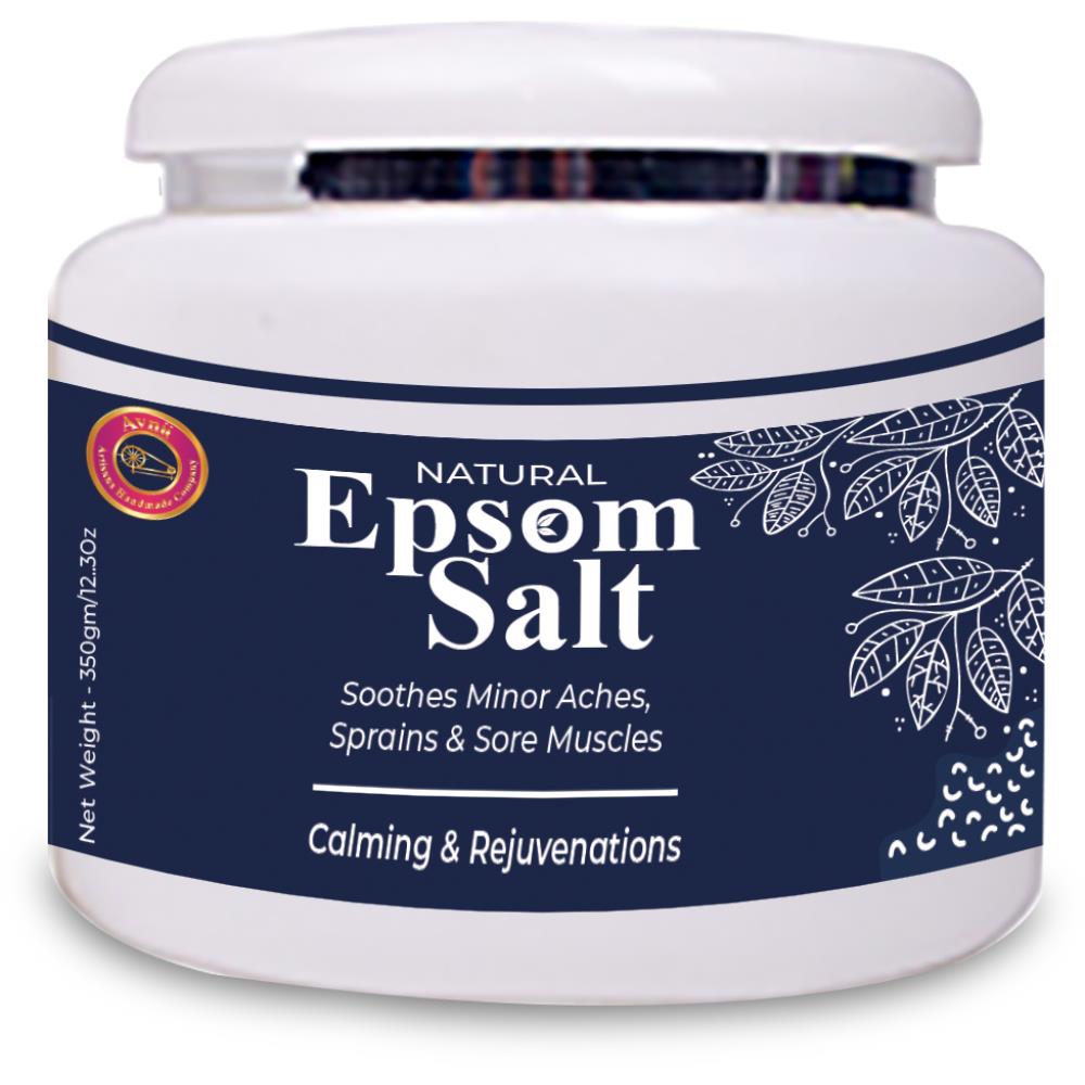 Avnii Organics Natural Epsom Salt  (350g)