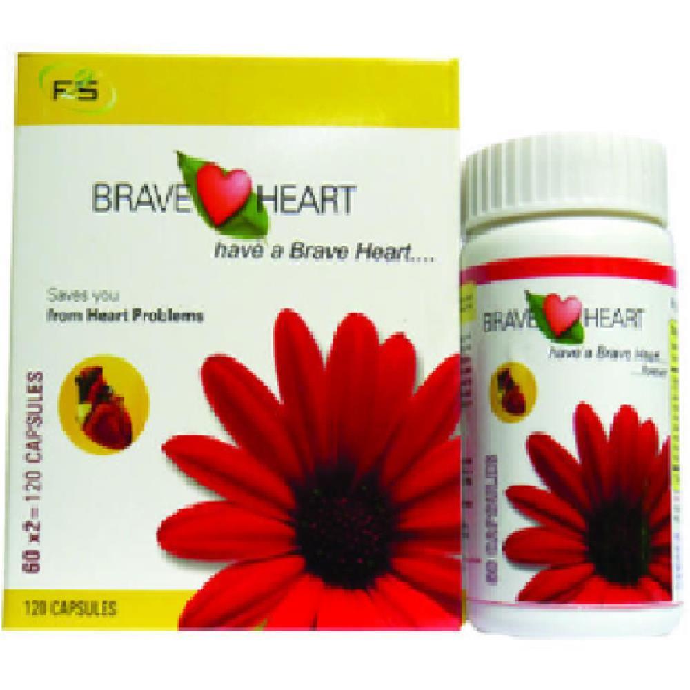 VXL Ayurvedic Brave Heart Cardiac Care Capsules (60caps)