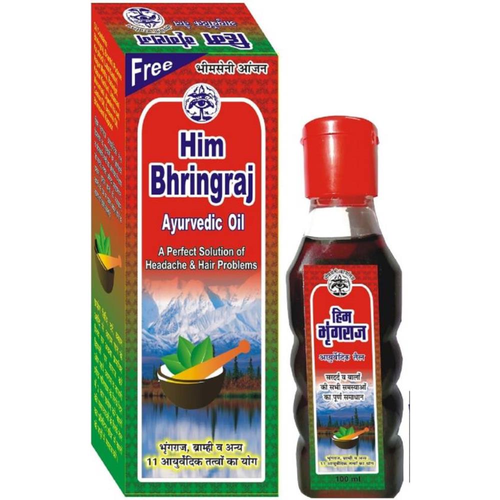 Bhimseni Him Bhringraj Ayurvedic Hair Oil (100ml)