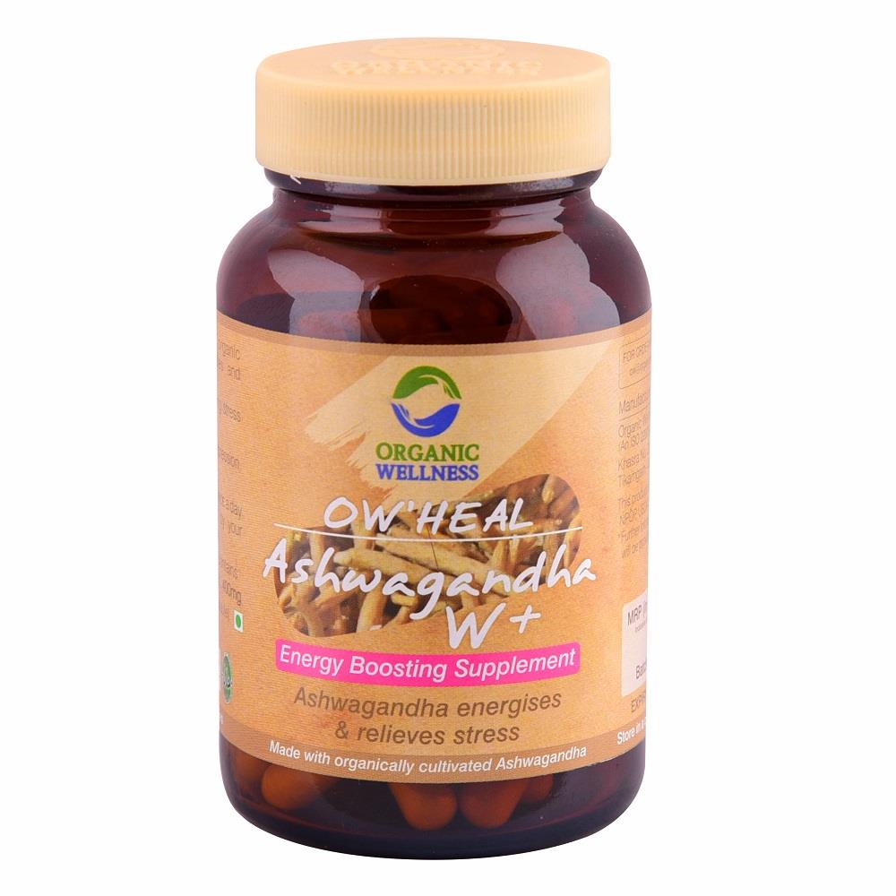 Organic Wellness Ashwagandha W+ Capsules (90caps)