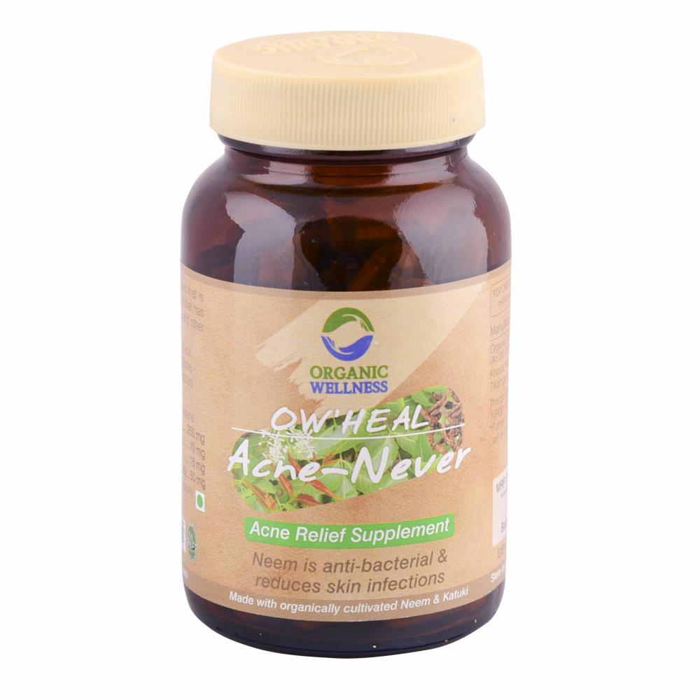 Organic Wellness Acne-Never Capsules (90caps)