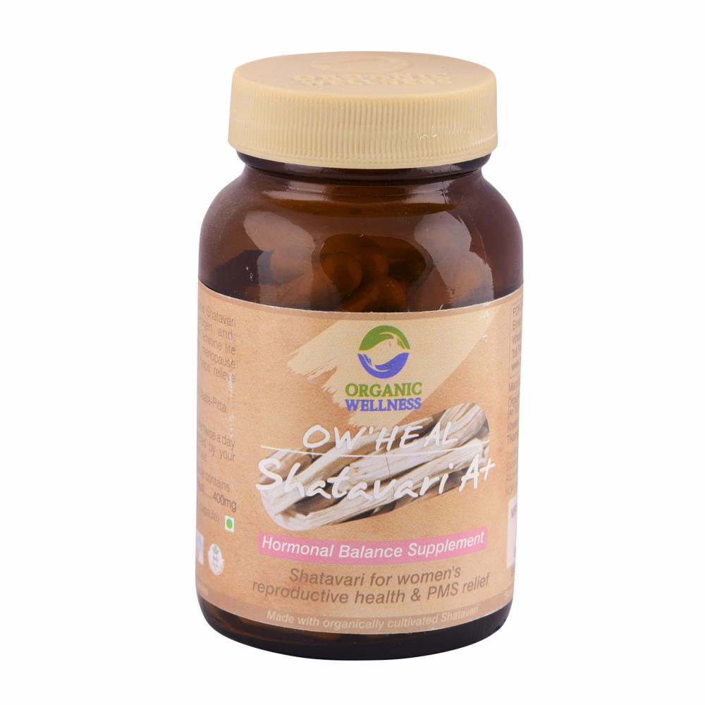 Organic Wellness Shatavari A+ Capsules (90caps)