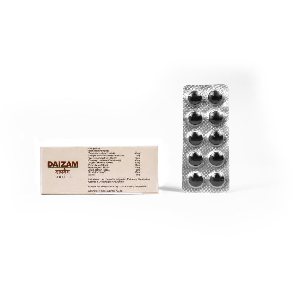 Mpil Daizam Tablets (W) (1200tab, Pack of 10)