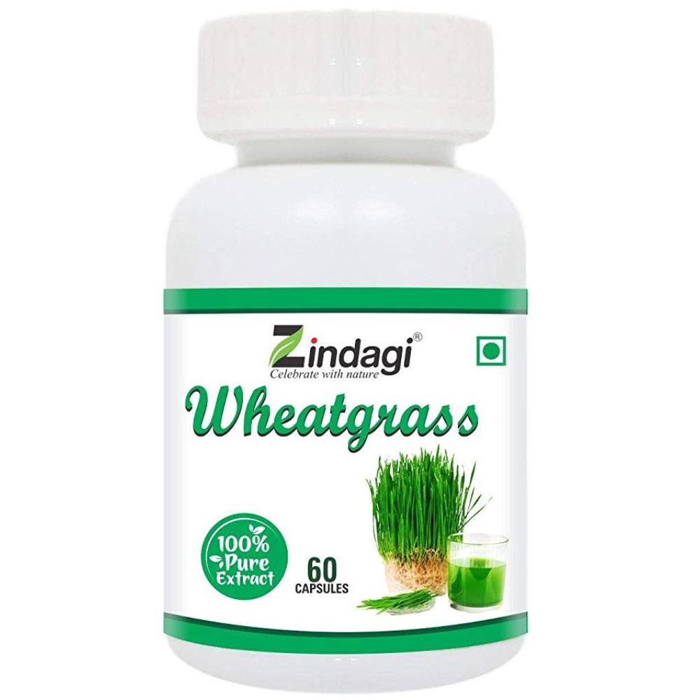 Zindagi Pure Wheat Grass Extract Caps (60caps)