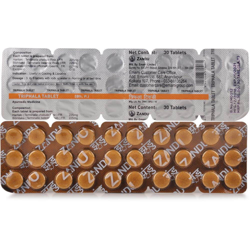 Zandu Triphala Tablet (30tab)