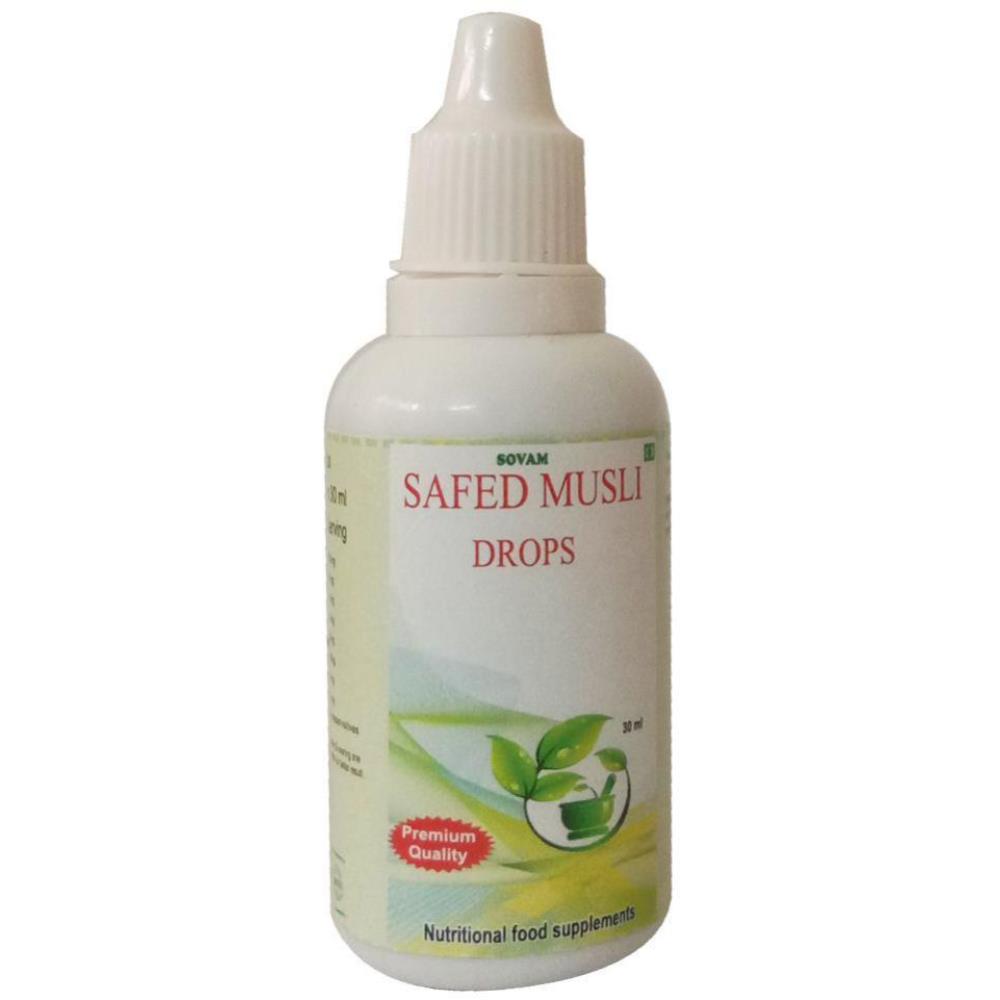 Sovam Safed Musli Drops - Energy Booster Drops For Men (30ml)