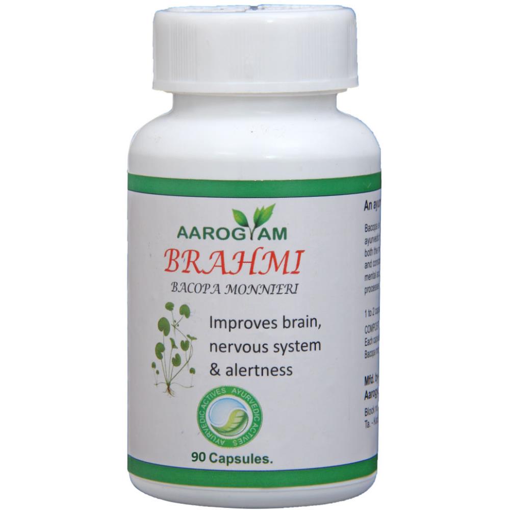 Aarogyam Brahmi Capsules 500Mg (90caps)