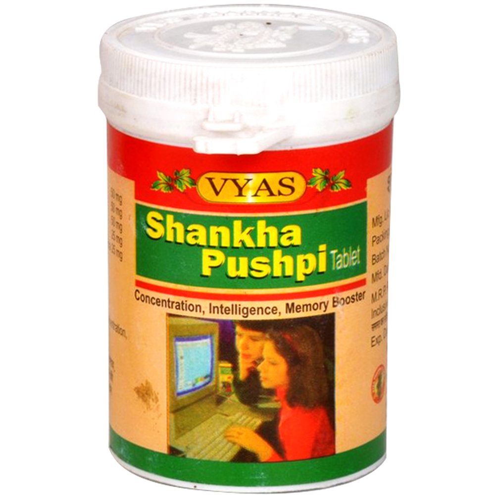 Vyas Shanka Pushpi Tablets (100tab) Vyas Shanka Pushpi Tablets (100tab)