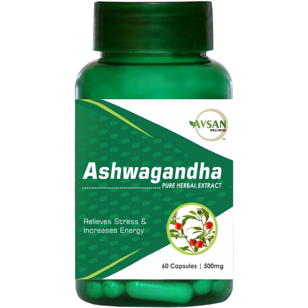 Avsan Wellness Ashwagandha Capsules (60caps)