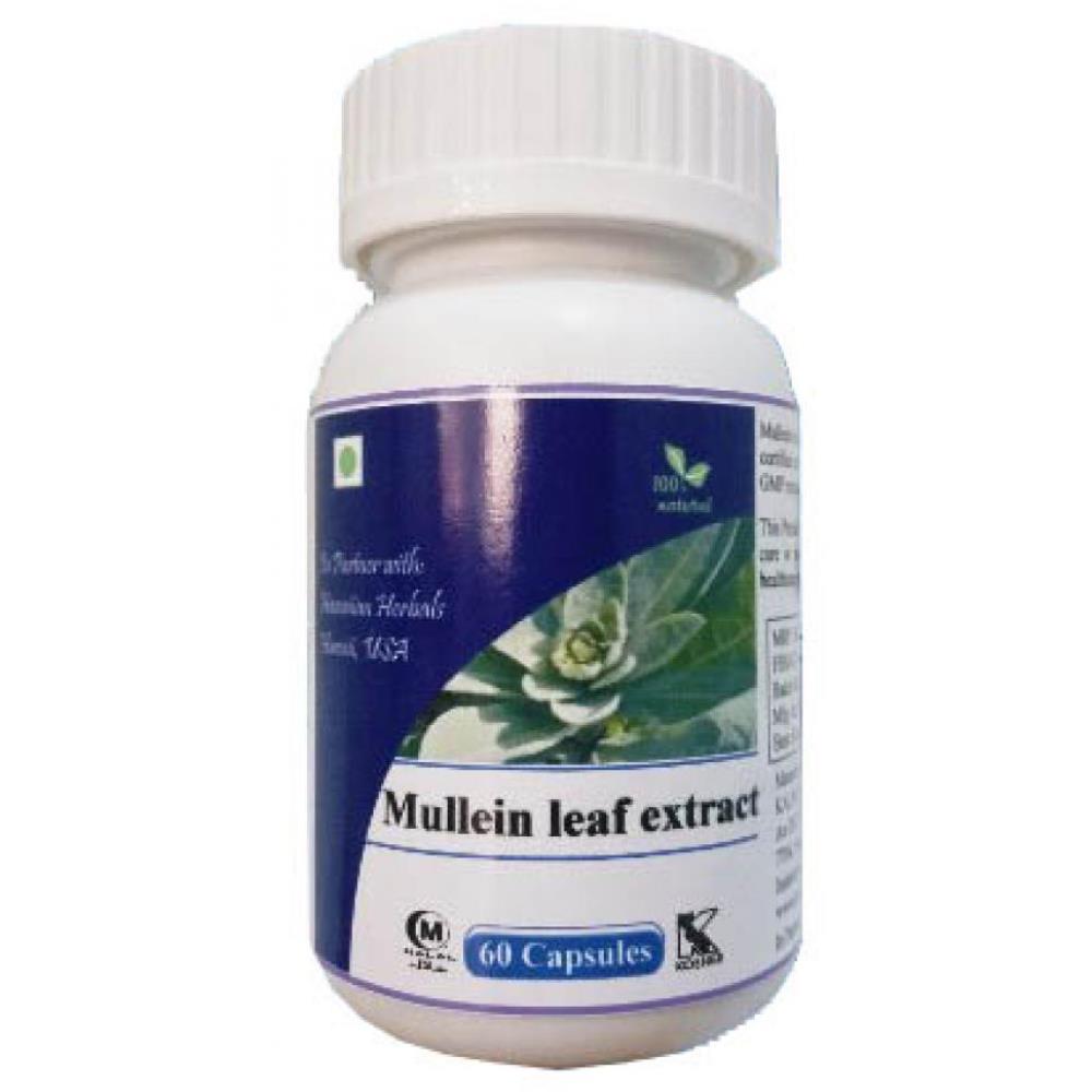 Hawaiian Herbal Mullein Leaf Extract Capsules (60caps)
