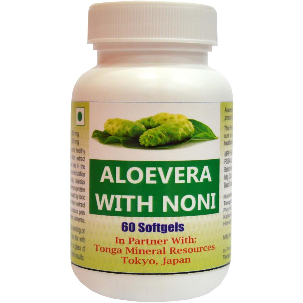 Tonga Herbs Aloe Vera With Noni Softgel (60Soft Gels)