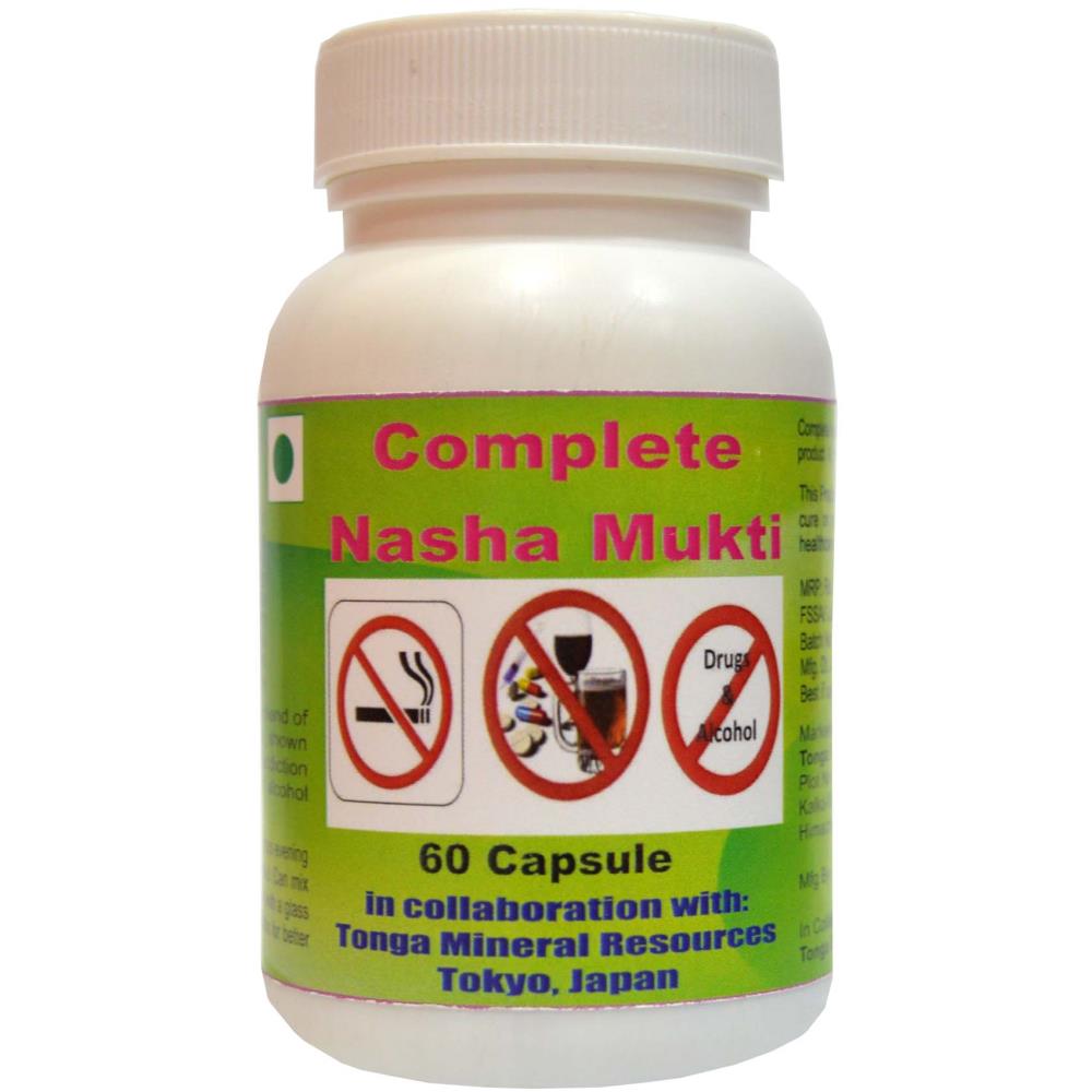 Tonga Herbs Complete Nasha Mukti Capsules (60caps)