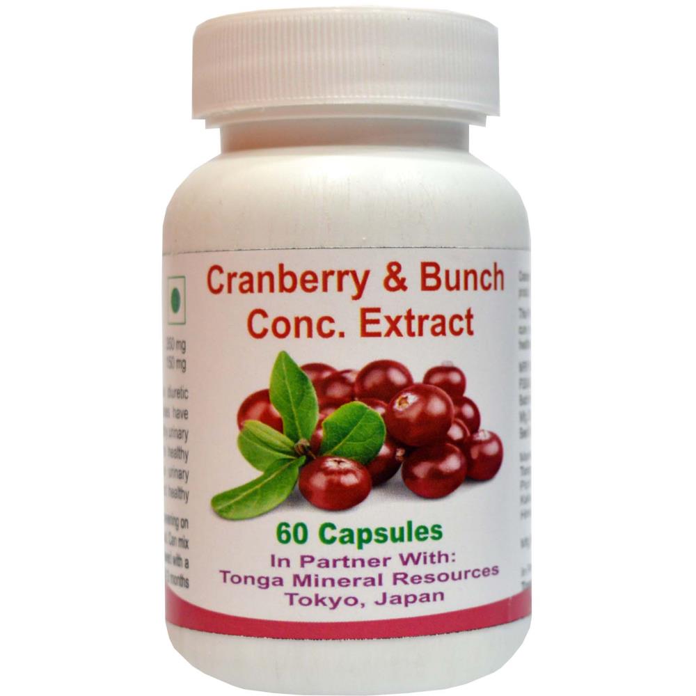 Tonga Herbs Cranberry And Bunch Conc. Extract Capsules (60caps)