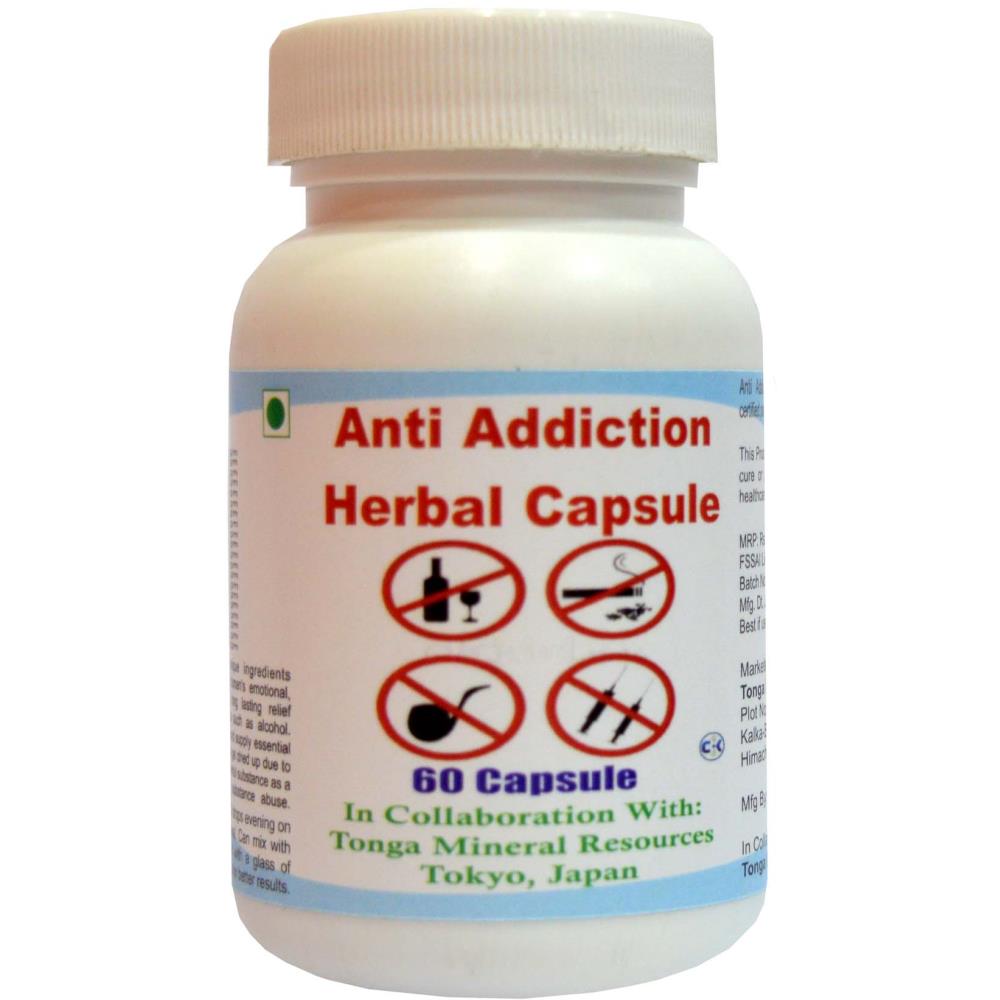 Tonga Herbs Anti Addiction Herbal Capsules (60caps)