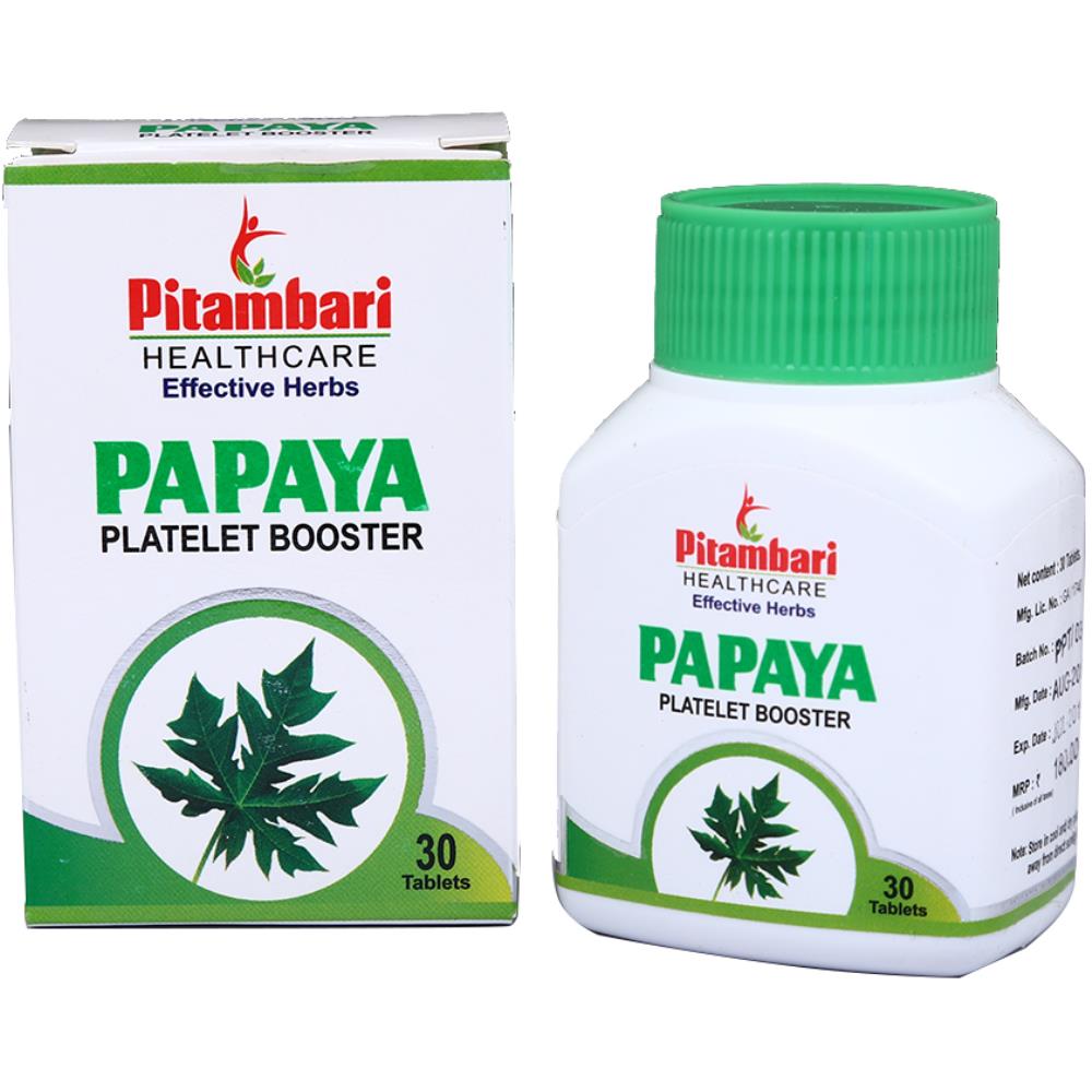 Pitambari Papaya Platelet Booster Tablets (30tab)
