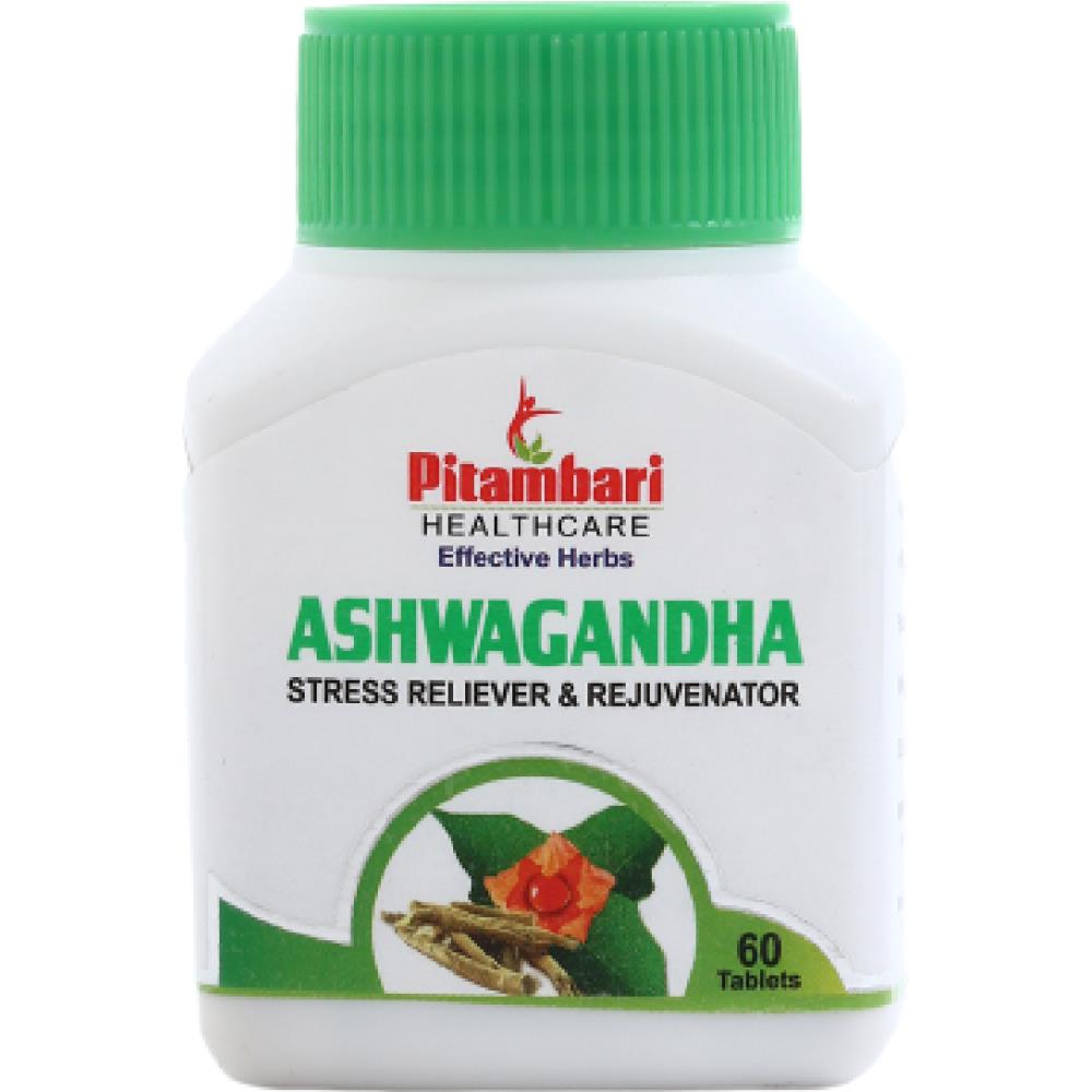 Pitambari Ashwagandha Stress Management Tablets (60tab)