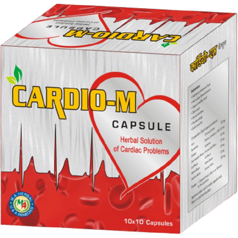 M A Herbal Cardio-M Capsule (10caps, Pack of 2)